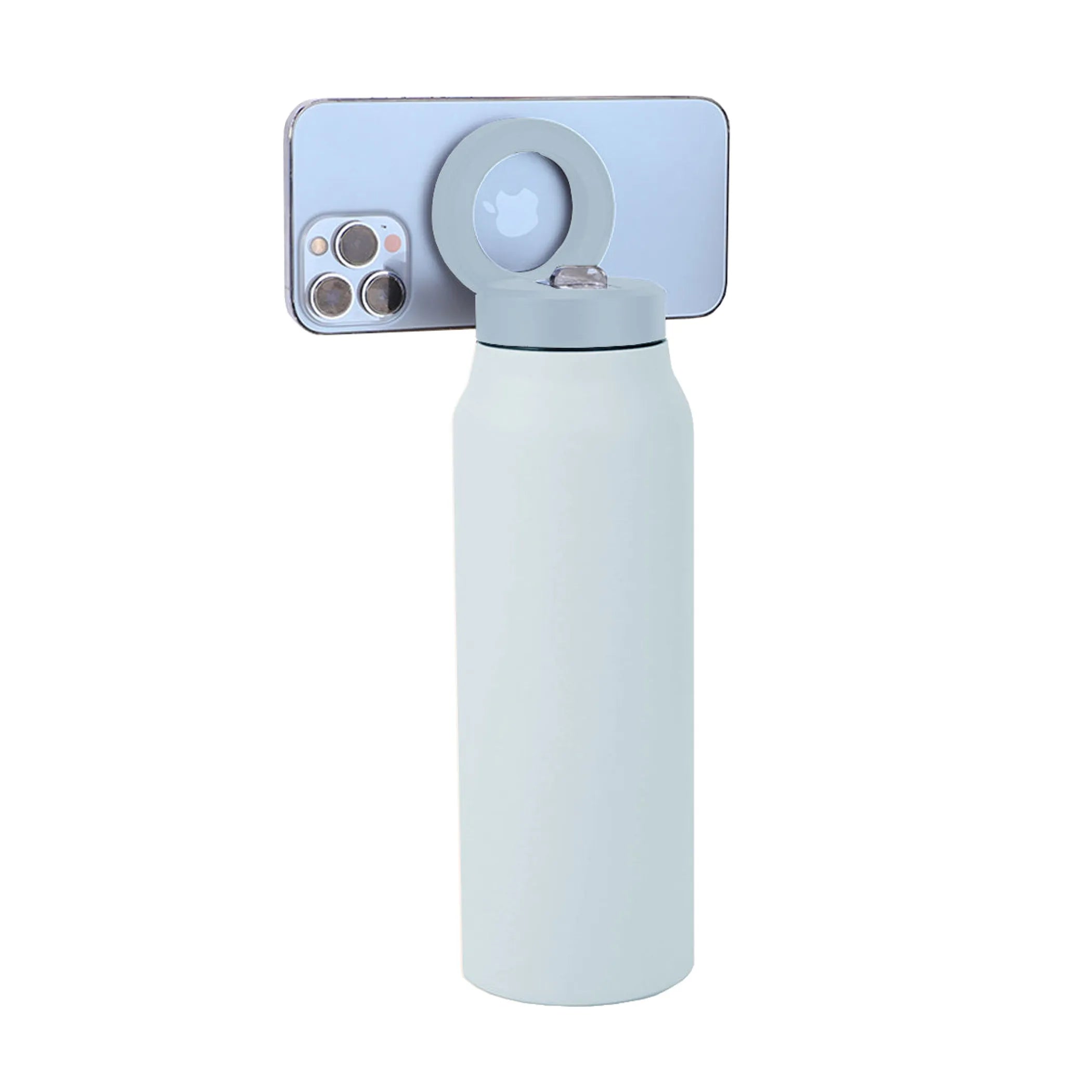 Aquaala Stick And Swivel Magnetic Cap Phone Holder Water Bottle