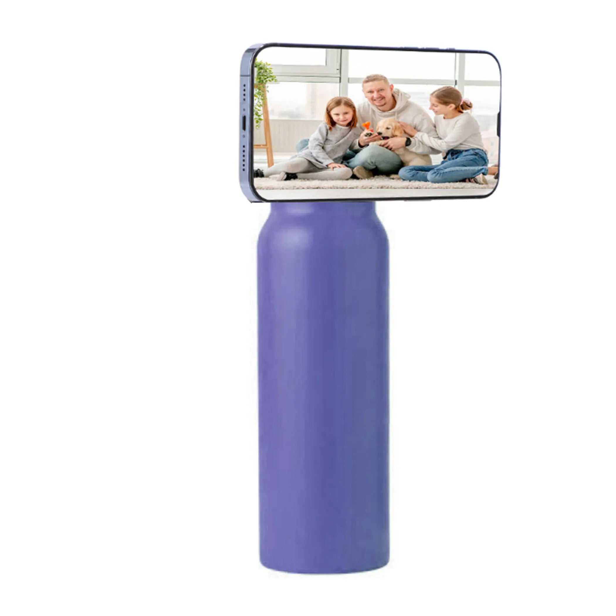 Aquaala Stick And Swivel Magnetic Cap Phone Holder Water Bottle