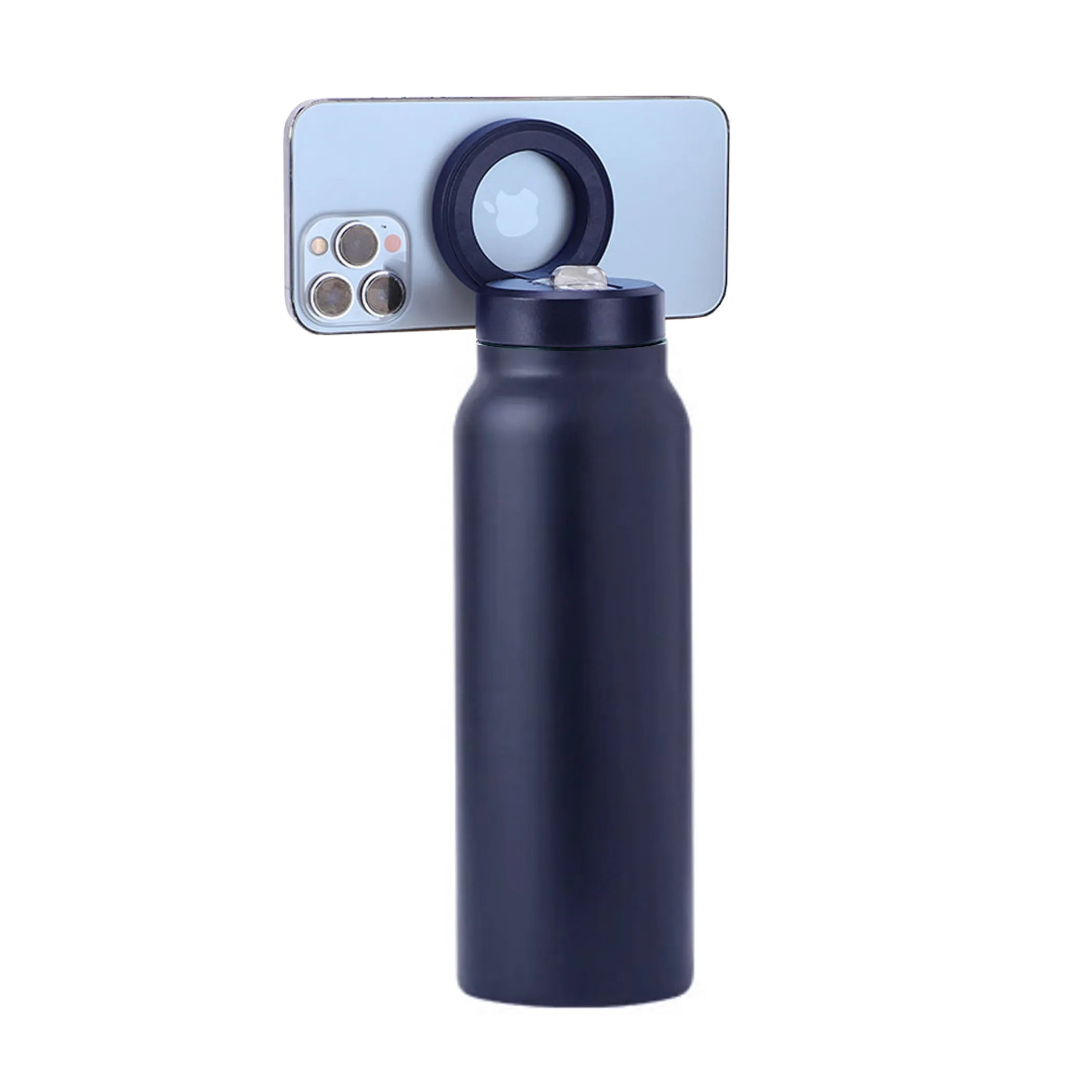 Aquaala Stick And Swivel Magnetic Cap Phone Holder Water Bottle