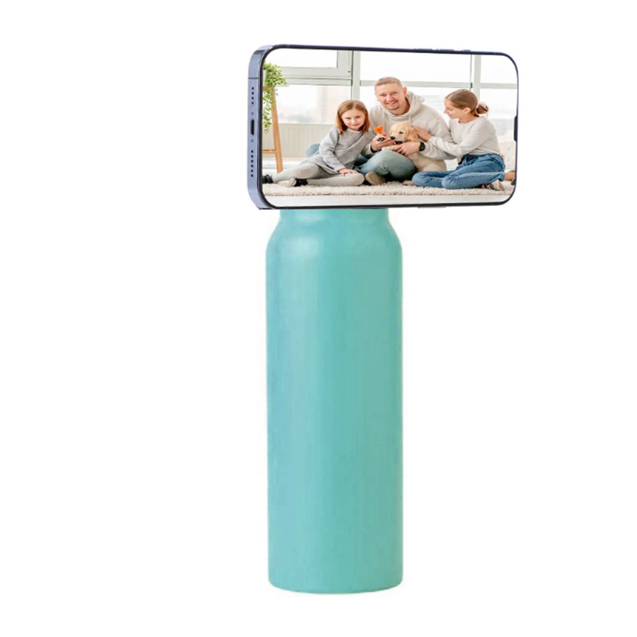 Aquaala Stick And Swivel Magnetic Cap Phone Holder Water Bottle