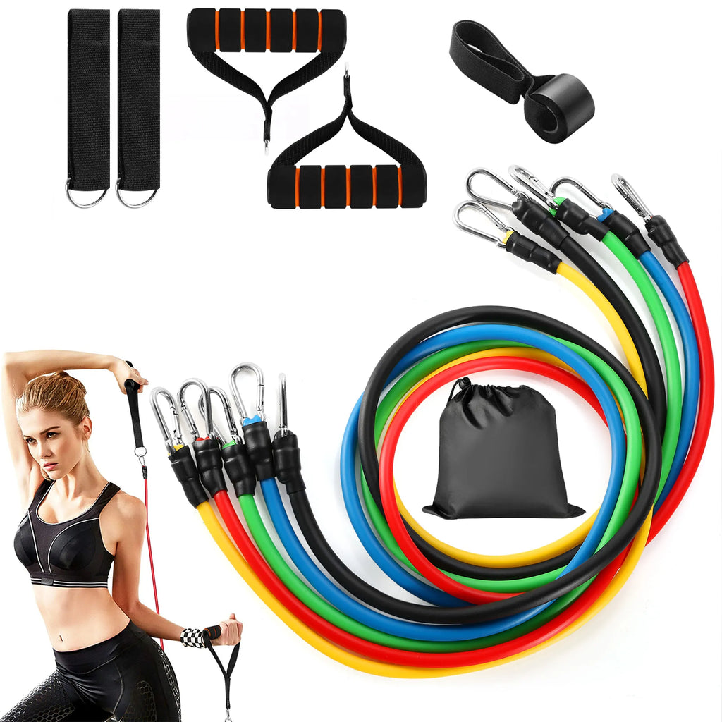 11Pcs Resistance Bands Set